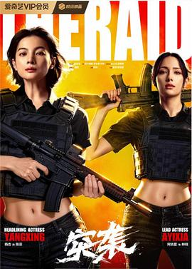 电影《突袭》(2025)宣传海报，呈现缉毒警察与卧底队员协同摧毁钉公贩毒组织的战术场景，展现犯罪悬疑与团队协作的紧张氛围